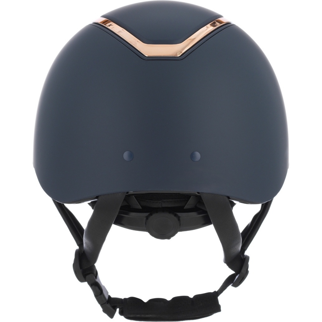 2024 Charles Owen Kylo Casque De équitation Standard Peak Riding Helmet KYLOC - Navy Matte / Rose Gold